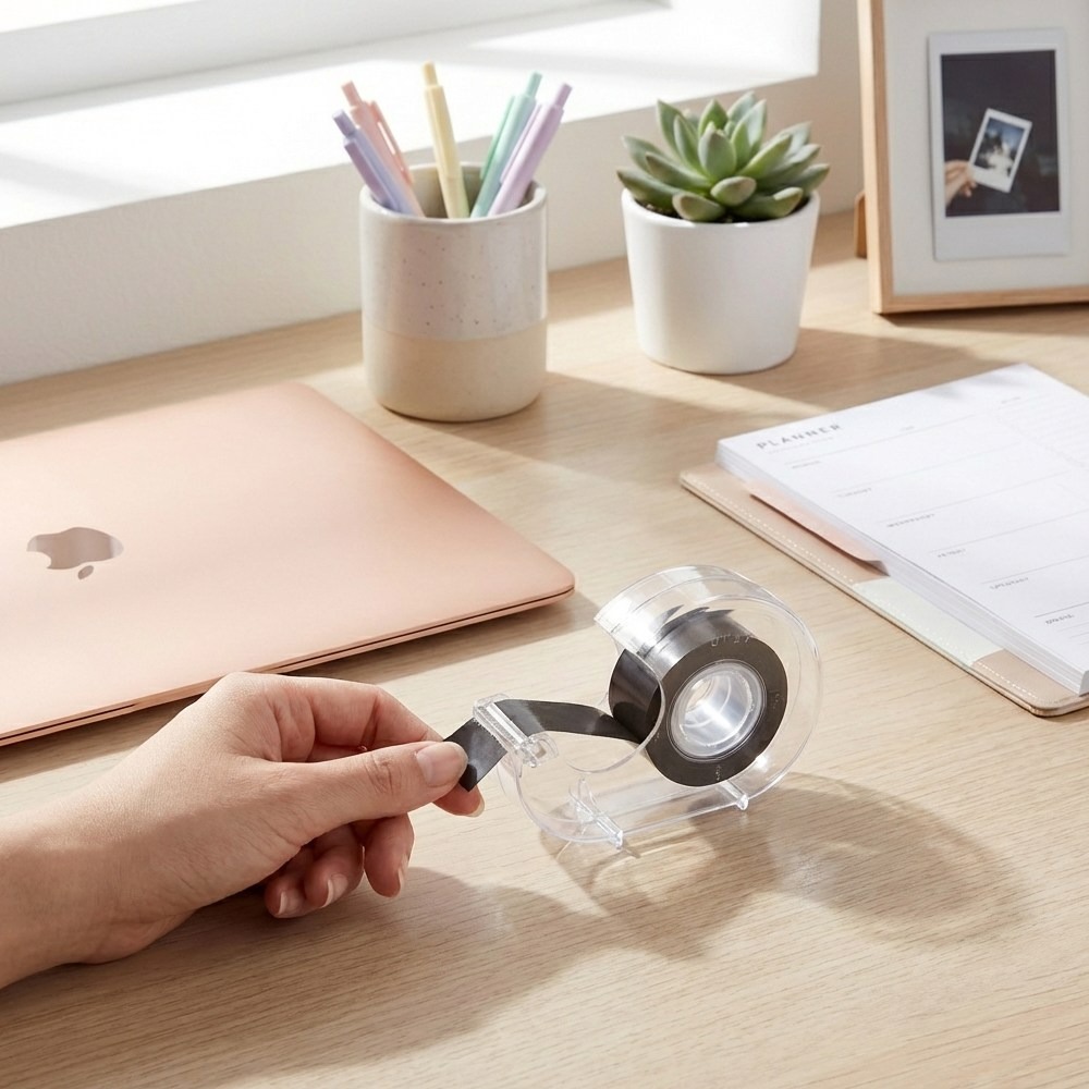 디심플 붙이는 자석 테이프, 블랙 4,900원