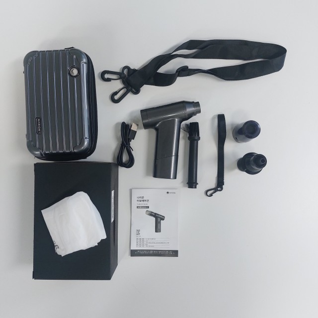 나리온 무선 미니 휴대용 세차 강력 제트 에어건, 1개 139,000원