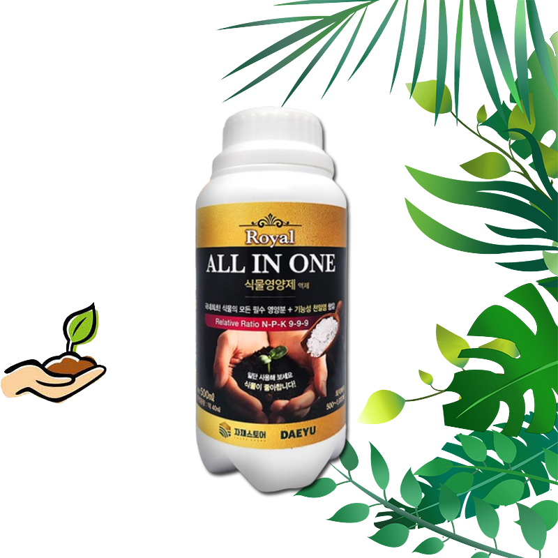 웨이타오 로얄 올인원 식물영양제 액재 (500 ml/5 L) 16대 천일염+영양소 함유 토마토 고추 배추 마늘 비료, 1개, 500ml 16,900원