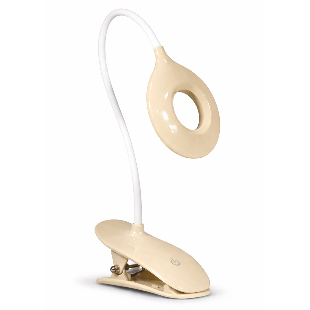 클립형 마카롱 집게스탠드 LED등 휴대용조명, 베이지 29,000원