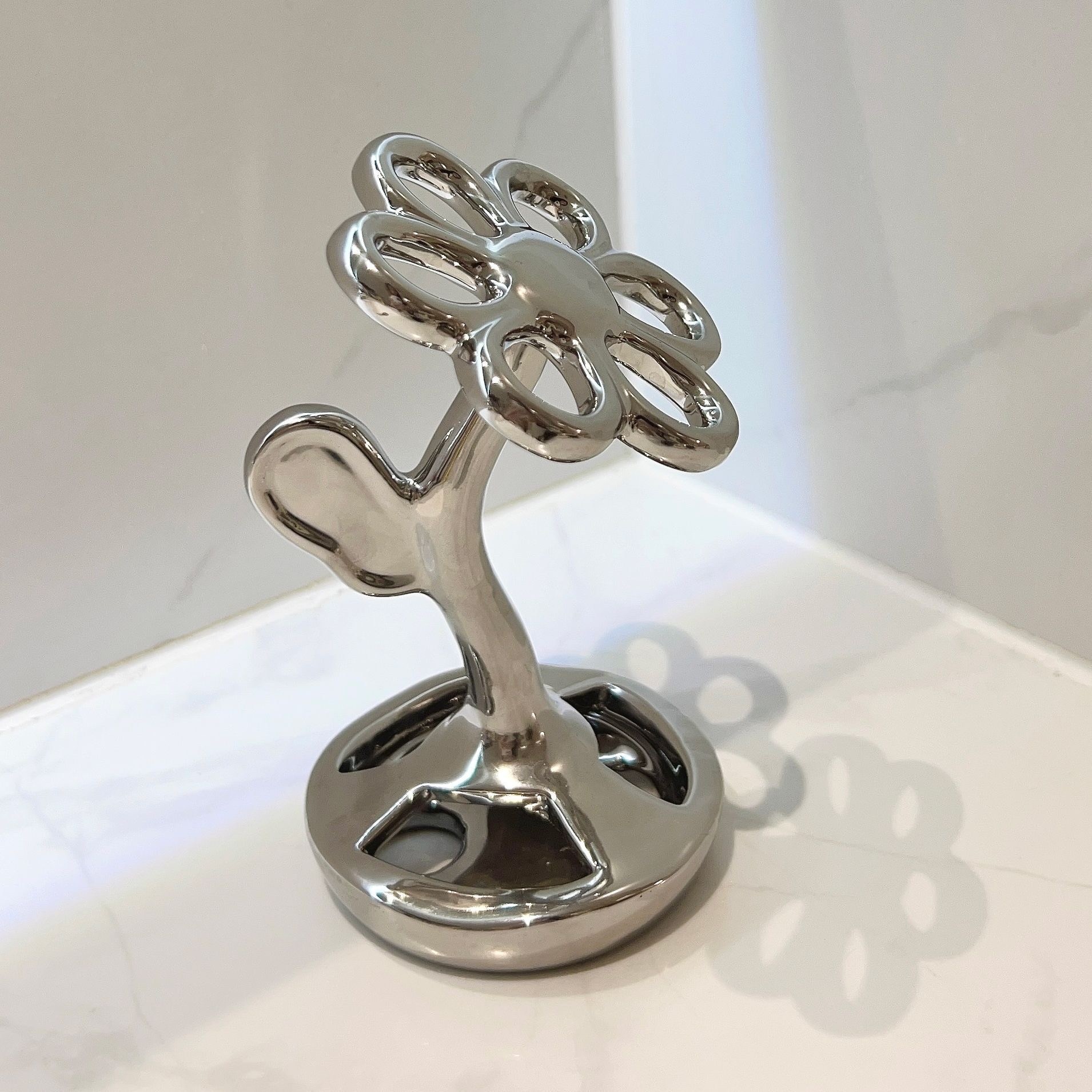 체리닷컴 모던하우스 세라믹 칫솔꽂이 브러쉬 거치대, 1개, 실버 14,600원