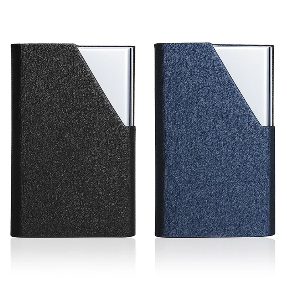 투데이리빙 2개 세트 메탈 명함 케이스 명함 지갑 남녀공용 남성 여성 카드 명함집 대용량 가죽 자석 오픈 홀더 고급 벨벳 꽂이 7,700원