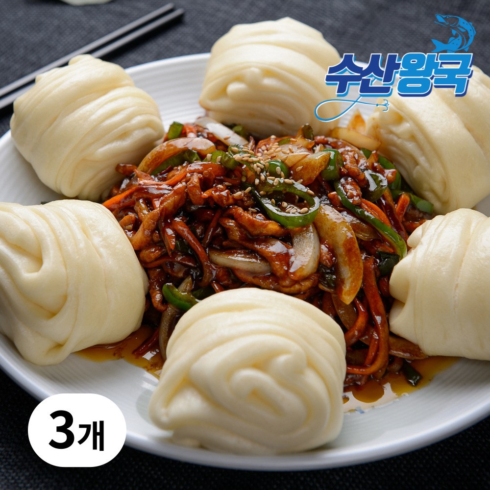 수산왕국 냉동 꽃빵 수제 화권, 3개, 1.5kg 36,950원