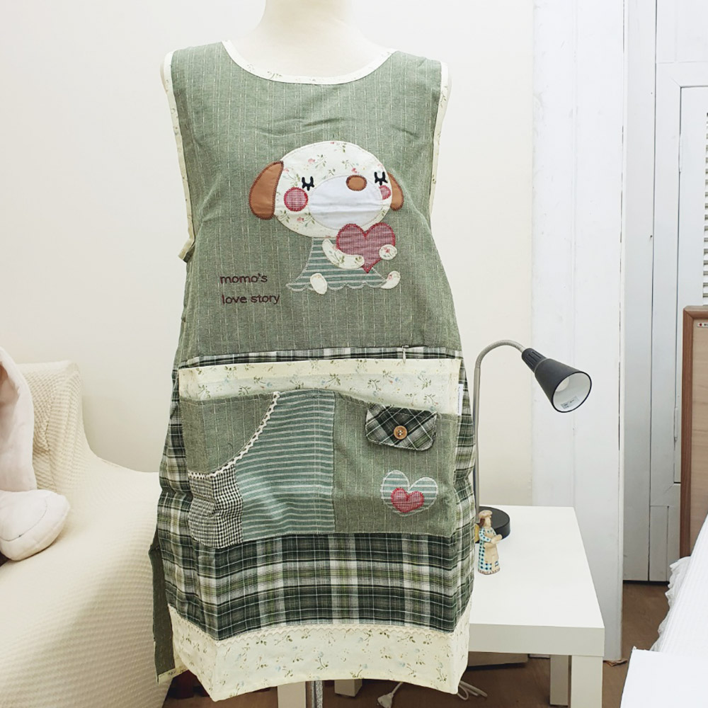 꿀몽 해피 앞치마 케릭터 유치원앞치마 어린이집앞치마 단체앞치마 26,000원