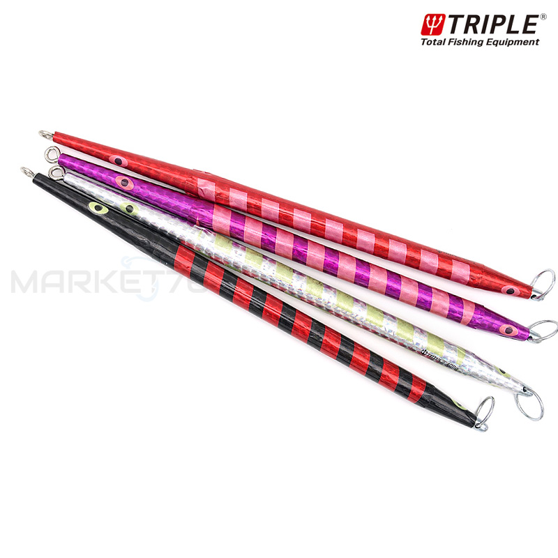 트리플 대구 봉메탈 스피드 롱 메탈 지그 550g 600g UV 야광 대구메탈 지깅 부시리 방어, 1개, 1개입 6,300원