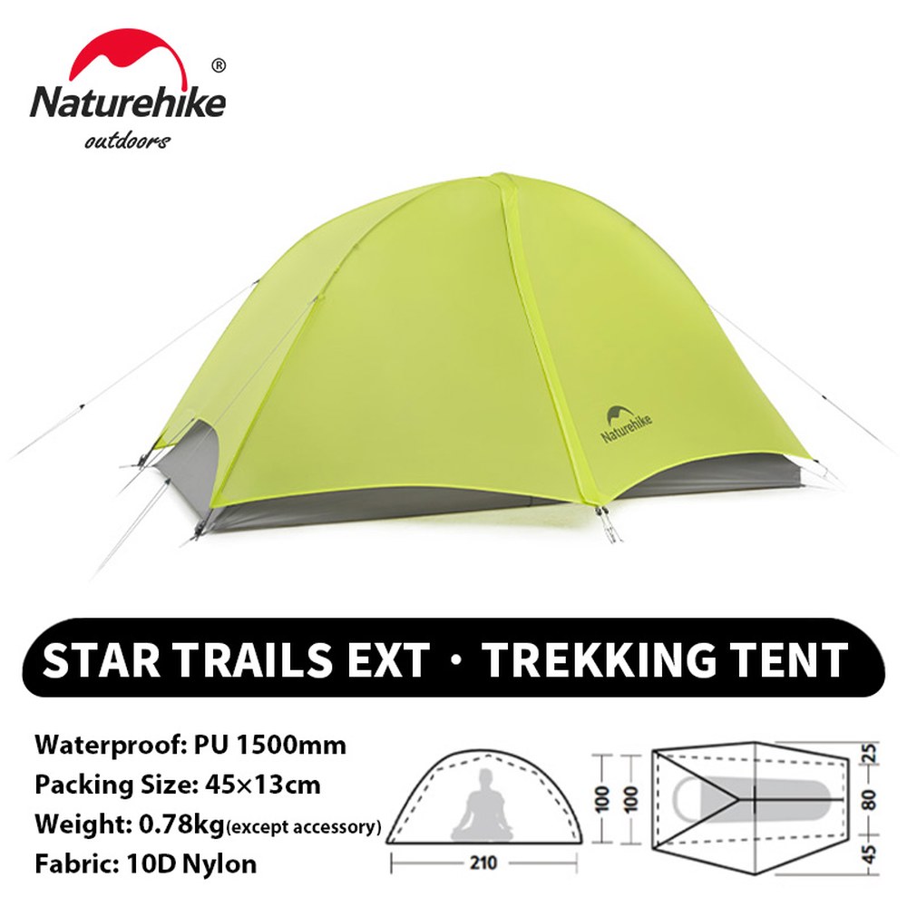 TRAIL EXT 방수 하이킹 경량 방풍 STAR 1인 트레킹 캠핑 텐트 네이처하이크 야외 CNK2550WS027 301,500원