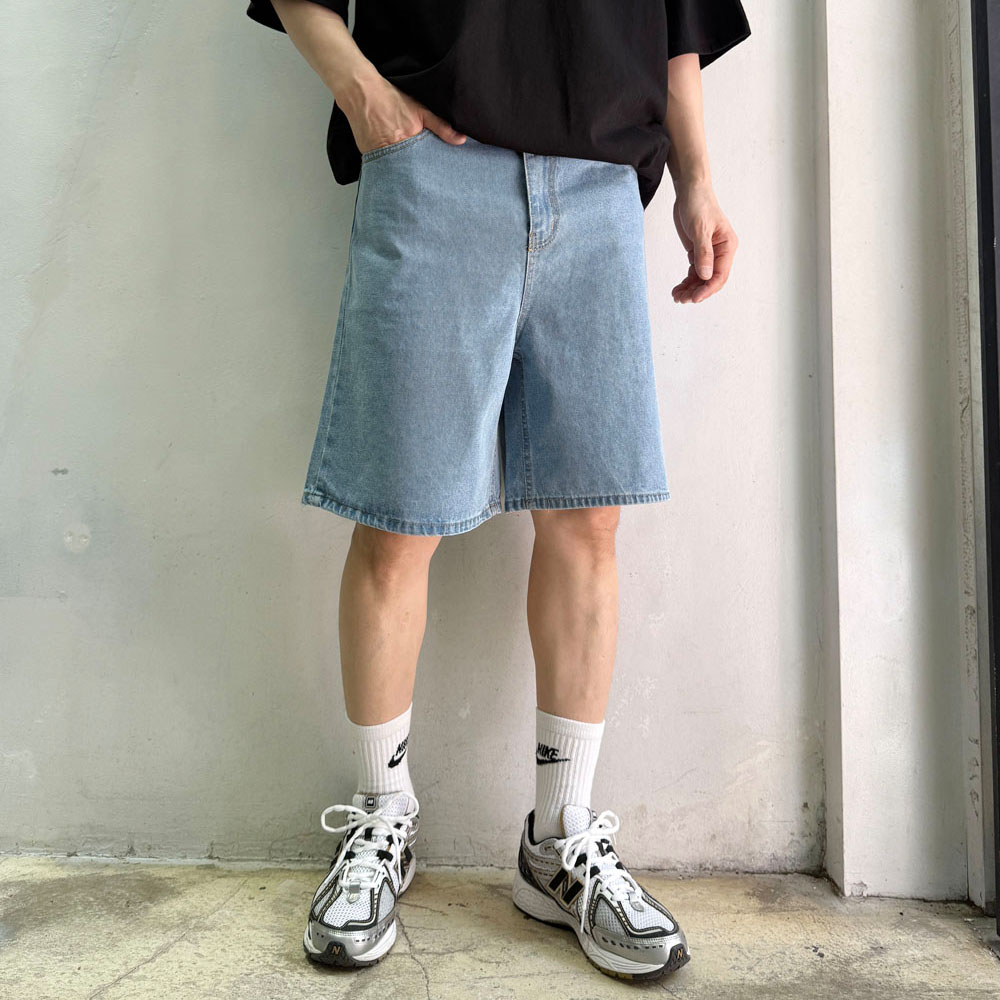 라운지21 남자 3컬러 속밴딩 버뮤다 청반바지 33,900원