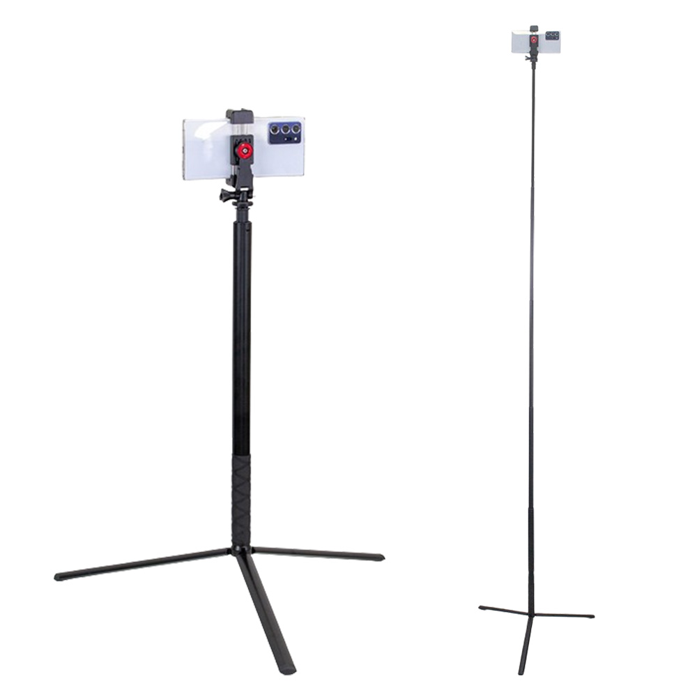 휴대폰 항공샷 촬영용 2m 확장 셀카 스틱 삼각대 세트 스마트폰 홀더 롱 셀카봉, 1개 55,000원