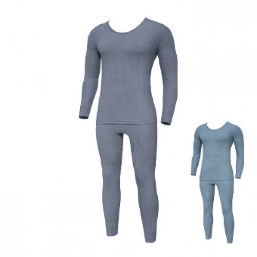 TRY 트라이 남성 나노 노빌리티 발열 내복 상하세트TMLIJ13 순면100% 겨울 내의 95~110 블루/그레이 46,900원