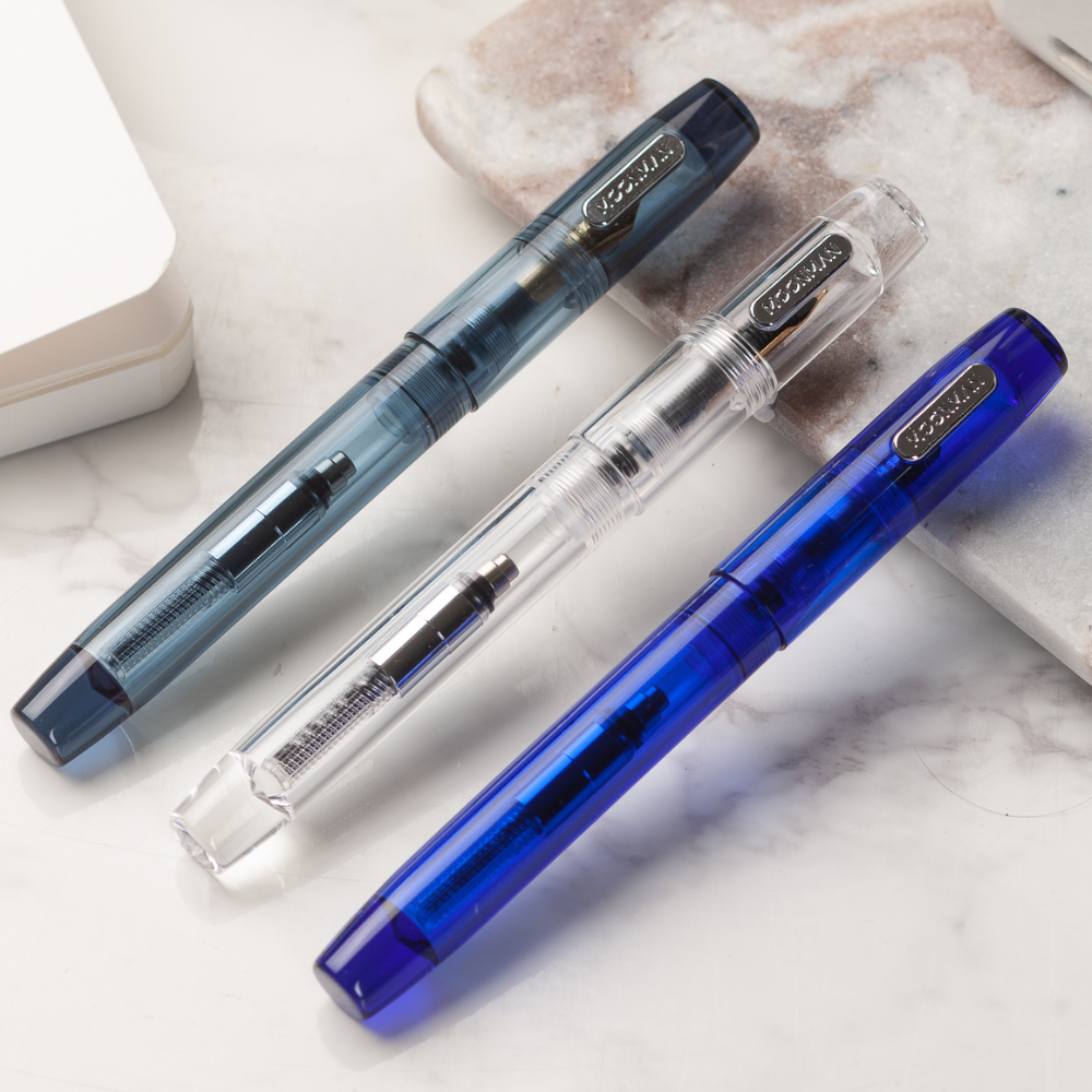 야자컴퍼니 모지앙 구 문맨 C3 듀얼필링시스템 아이드로퍼 컨버터 투명 만년필 데몬 만년필 27,800원