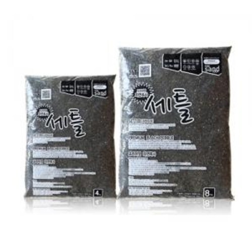 세틀 프리미엄 자연흑사 4kg, 8kg (수초용흑사 3~5mm) 7,000원