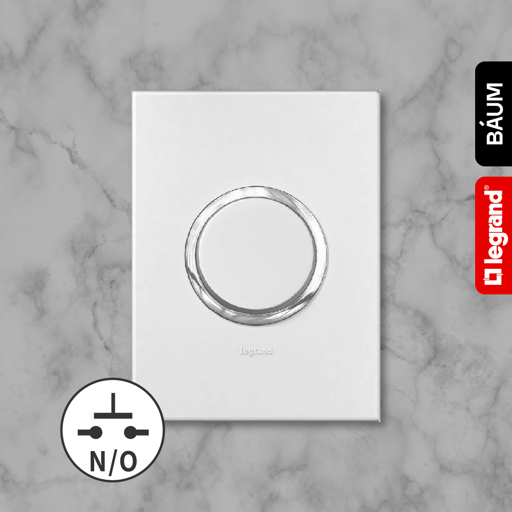 아테오 국내형(KS) 모멘터리 원형 스위치 1구 화이트 푸쉬버튼 a접점 N/O스위치 29,600원