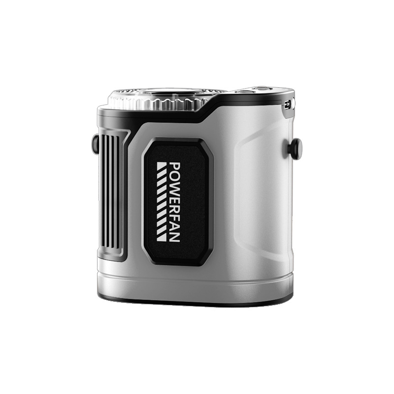 루베라 허리선풍기 무선 휴대용 LED조명 내장 대풍량 허리착용 목걸이형 2in1 야외 작업용 쿨링팬, 그레이, Y18 29,800원