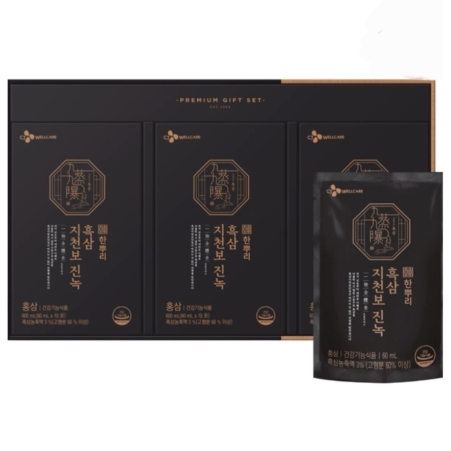 코스트코 CJ 한뿌리 흑삼지천보진녹 30포, 3세트, 1.8L 492,000원