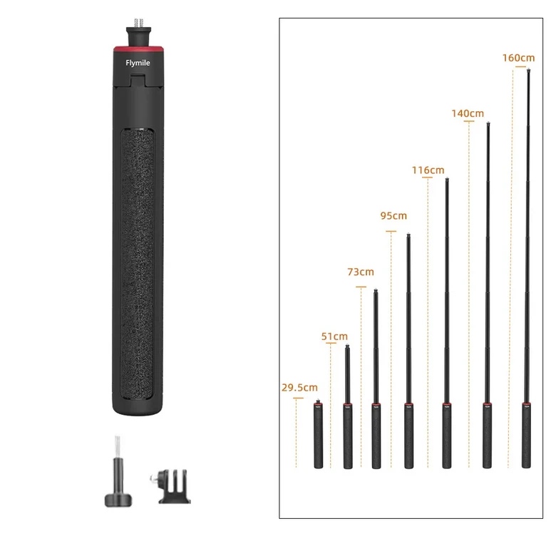 플라이마일 셀카봉 확장형 삼각대 DJI 액션 6/5 프로/4/3/오스모 360/포켓 3/인스타 360 X5 X4/고프로 13 31,700원
