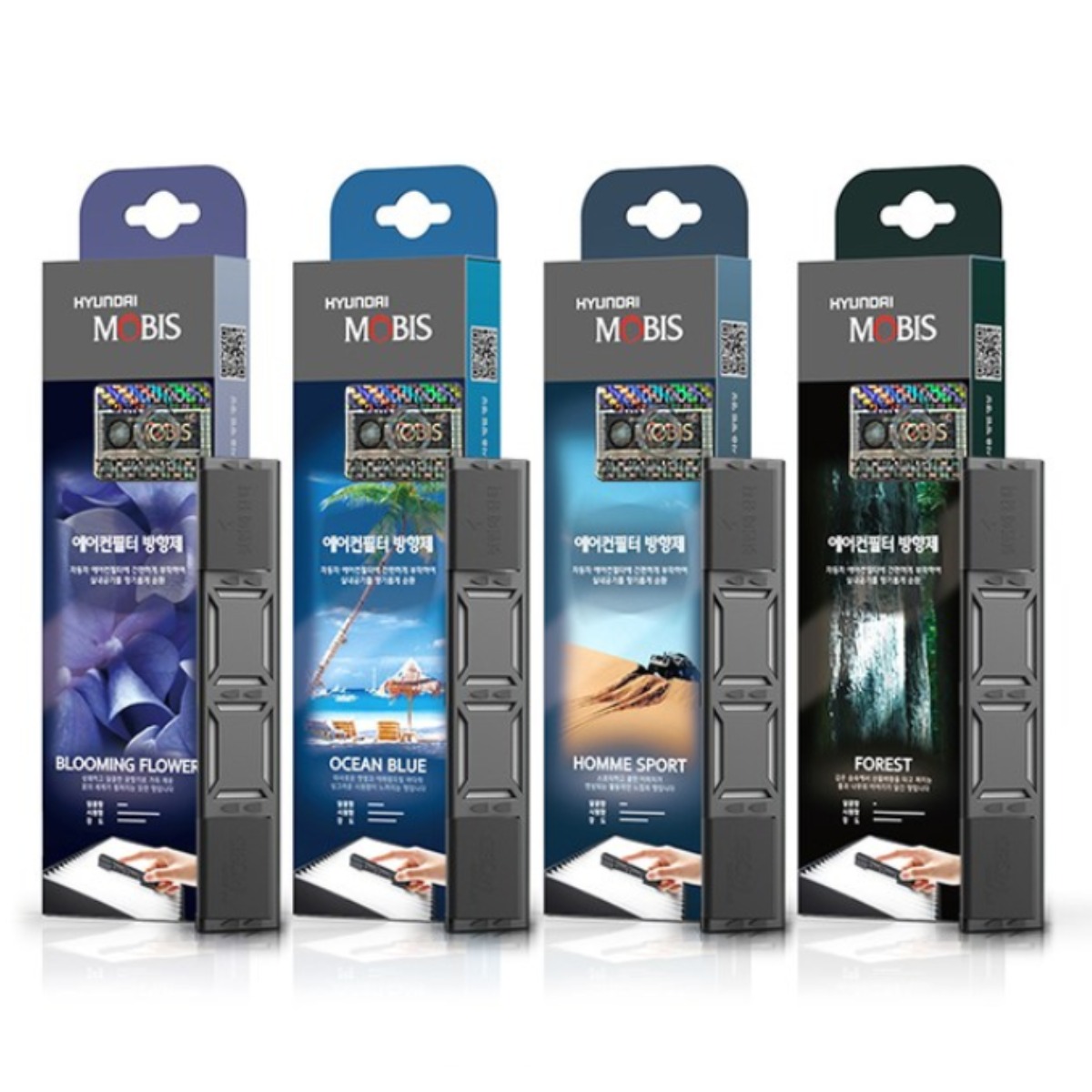 현대모비스 에어컨필터 항균필터에 꽂는 신개념 방향제/탈취제, 1개, 방향제_오션블루 8,500원