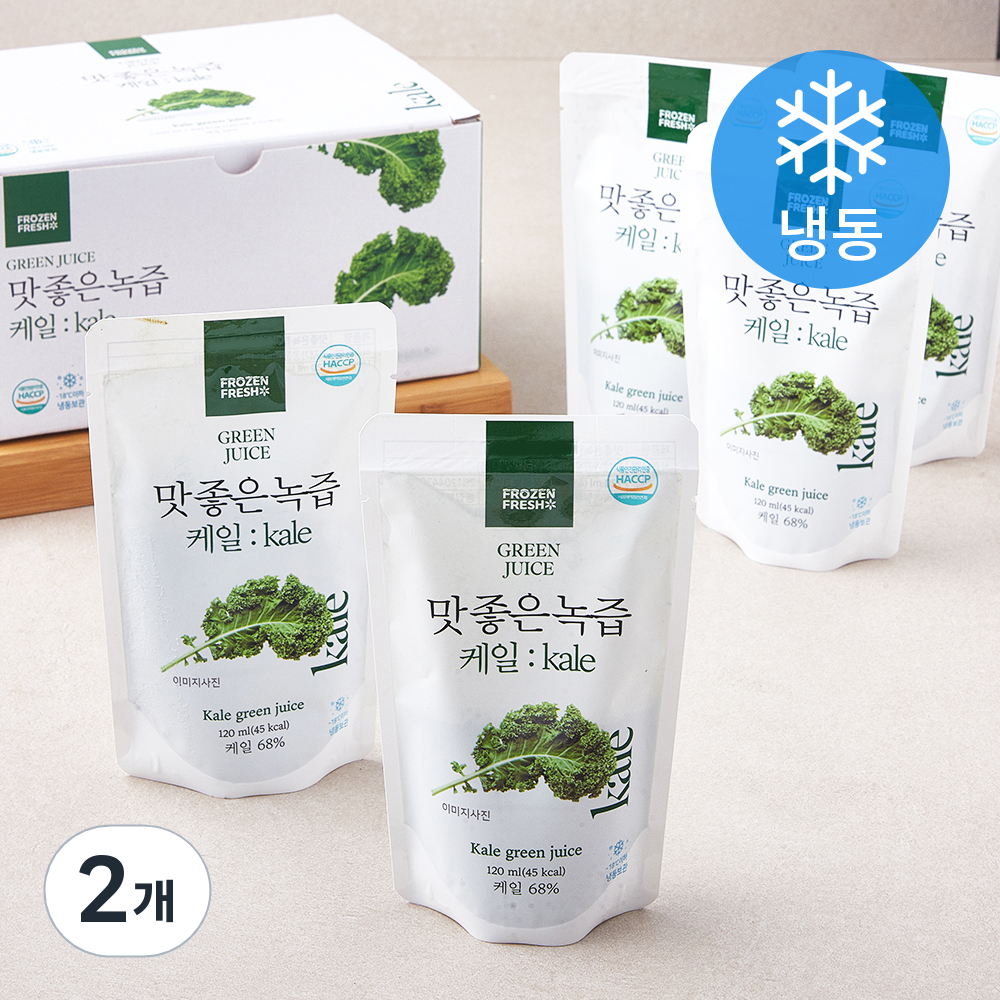 [로켓프레시] 프로즌프레시 맛좋은녹즙 케일 10개입 (냉동), 1.2L, 2개 36,470원