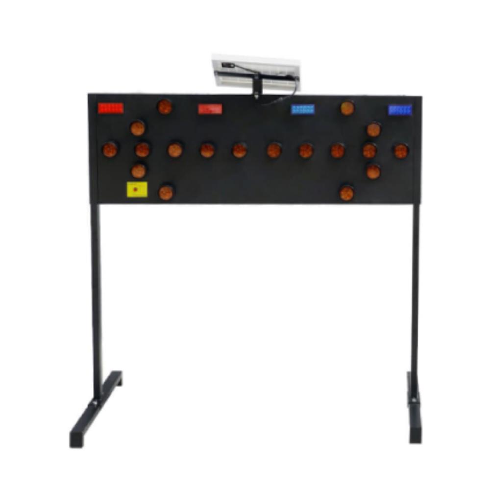 갈매기표지판 쏠라 LED 점멸 안전 싸인보드 우선도로 안내표지판 사고예방, 1개 392,810원