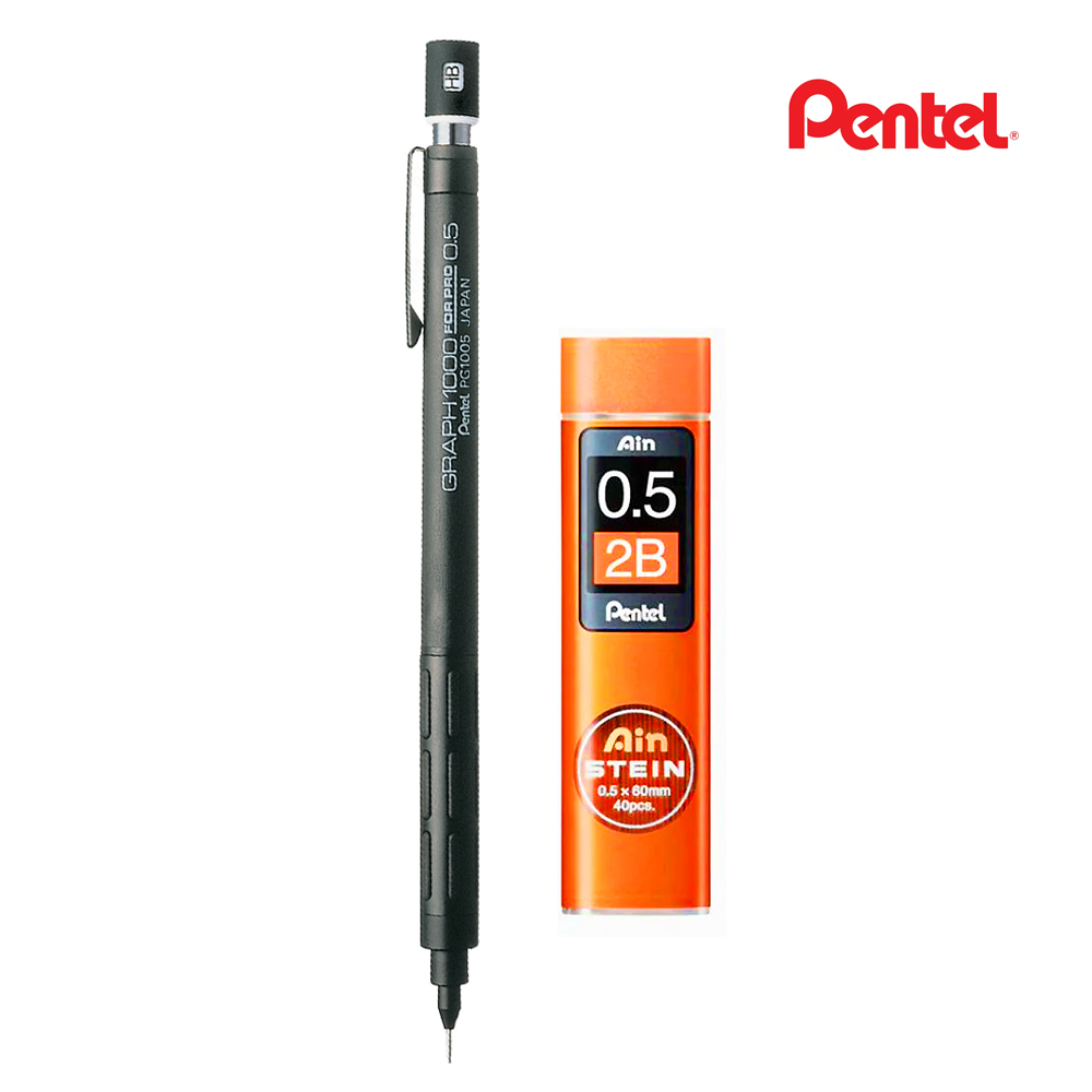 펜텔 그래프 샤프 1000 PG1005 + 아인슈타인 샤프심 2B 세트 12,890원