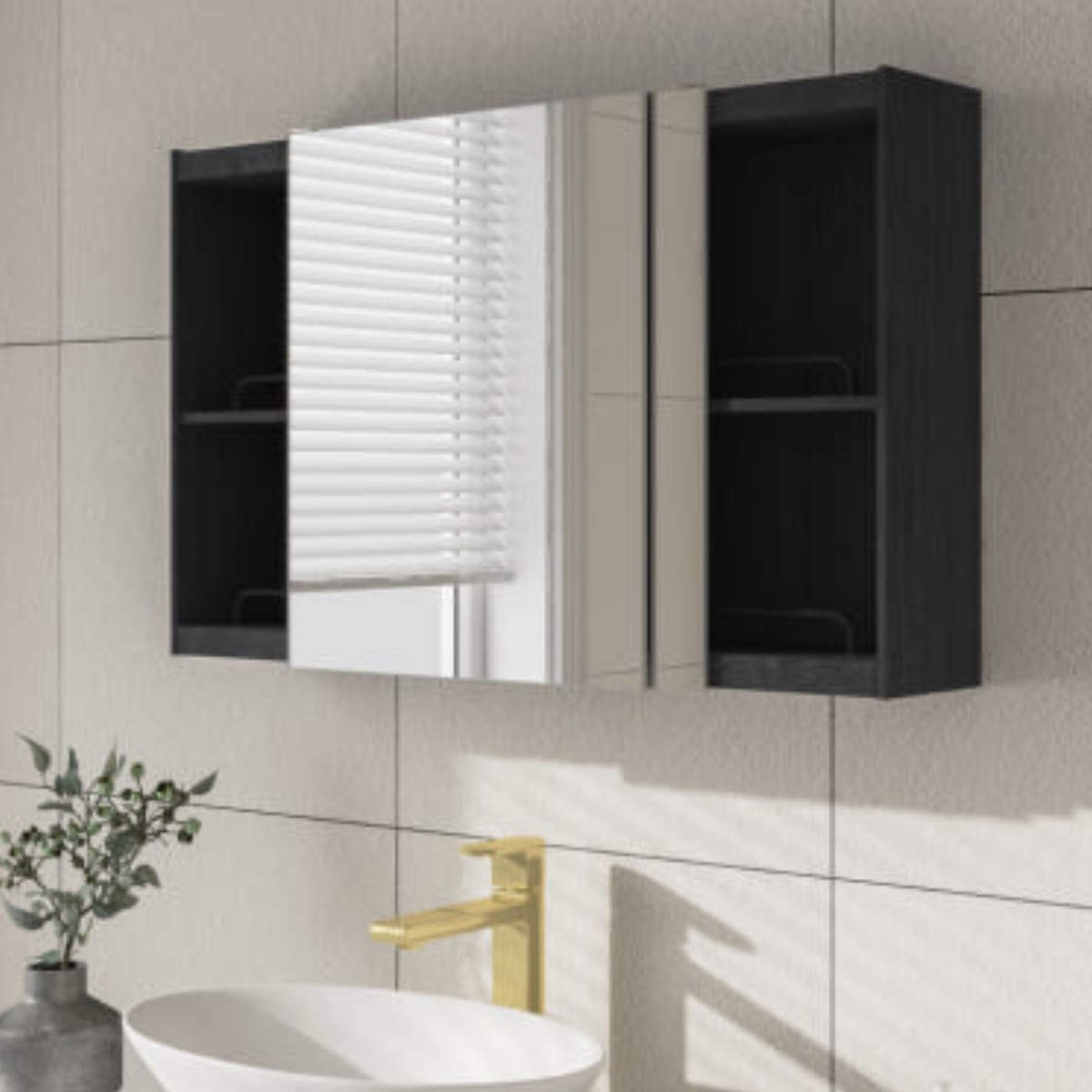 미니 슬라이드 욕실장, 블랙(B) 108,000원