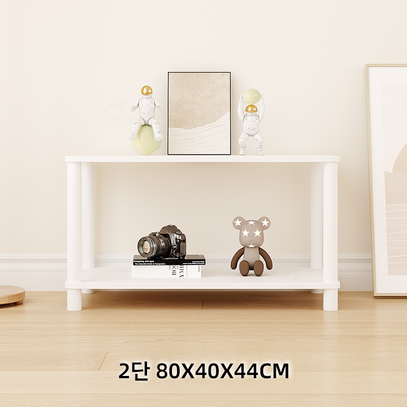 내일내꺼 다용도 선반 진열장, 2단, 화이트 25,900원