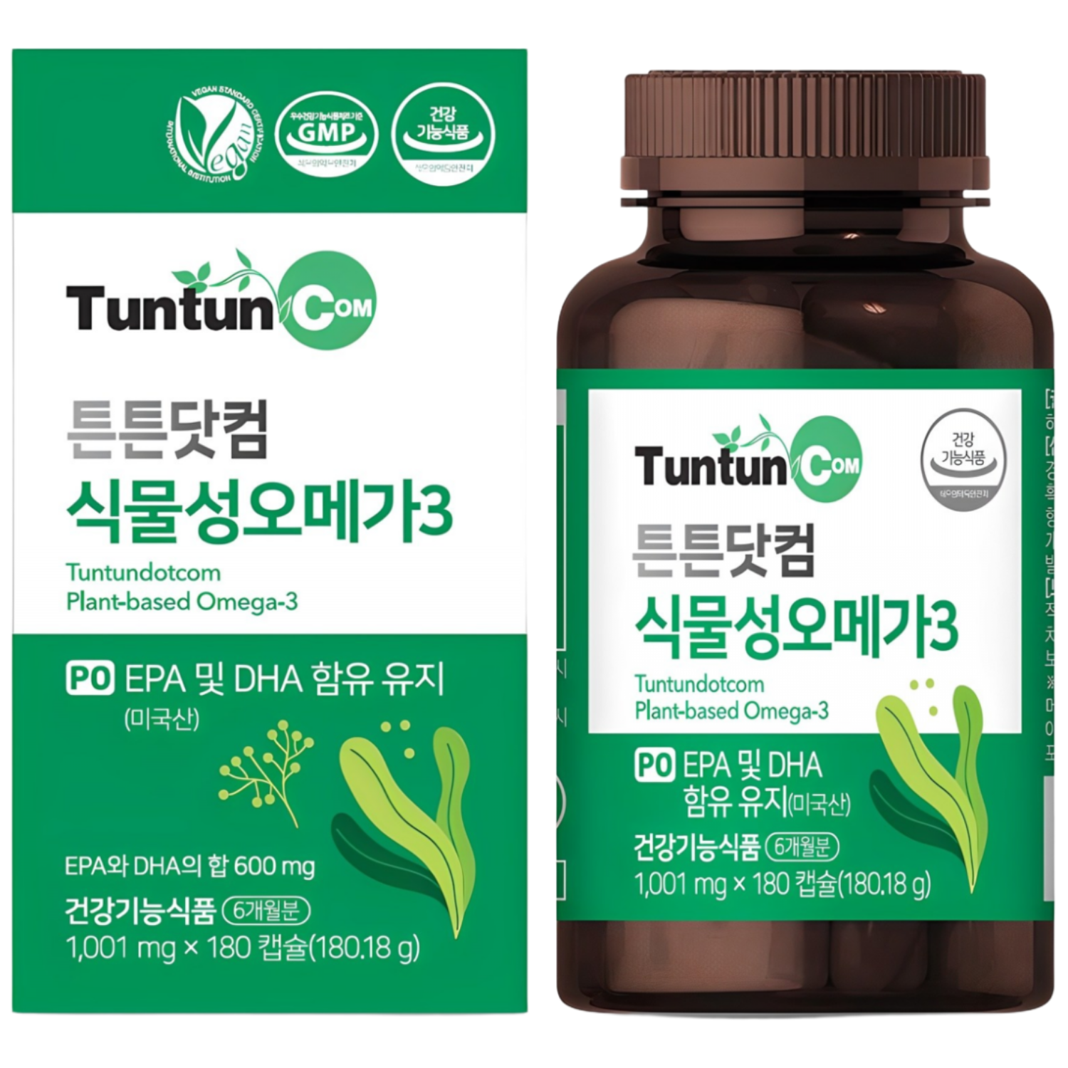 튼튼닷컴 식물성 오메가3 [6개월분], 1개, 180.18g 24,980원