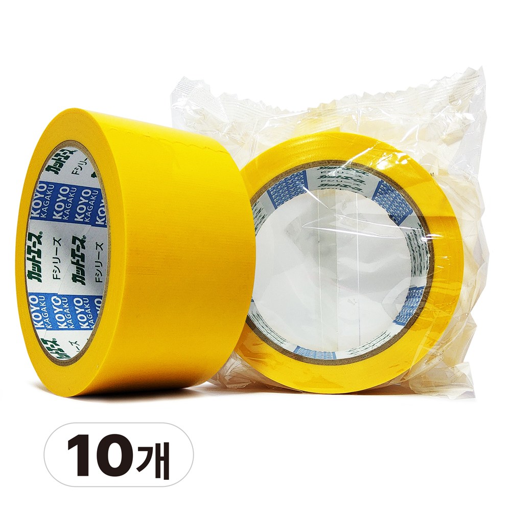 보양테이프 커트에이스 50mmx25m 잔사 끈적이 적은 무잔사 이지컷 마스킹 테이프, 10개 37,000원