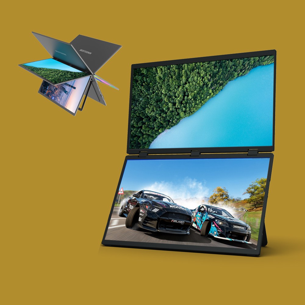 BSCONN 포터블 노트북 듀얼모니터 보조모니터 18.5 듀얼스크린 475,000원