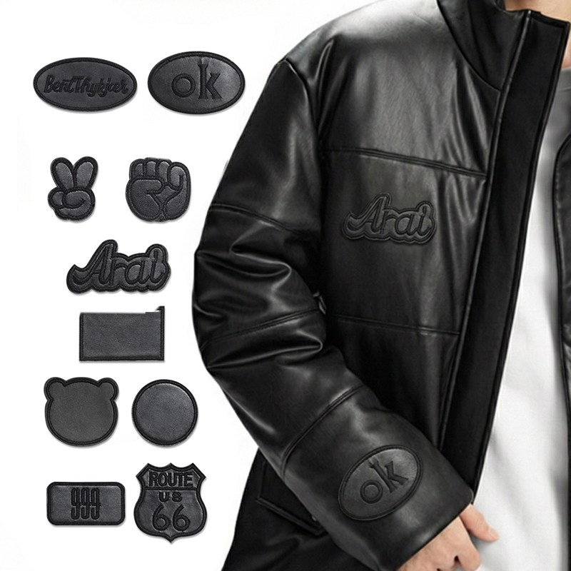 가죽 옷 패딩 수선 스티커 와펜 자수 패치 테이프, 04가죽수선패치-무지, 1개 4,140원