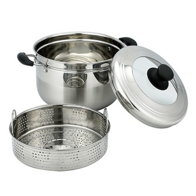 퀸센스 루미스 스테인리스 인덕션 찜냄비 + 분리형 찜판 세트 62,000원