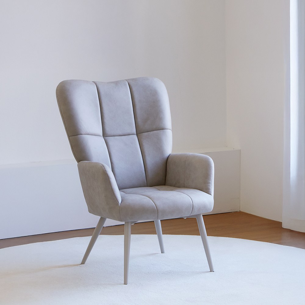 [리비니아]  1862 가죽 릴렉스 카페암체어 1인용 소파/암체어/수유의자/독서체어/안락의자 122,500원