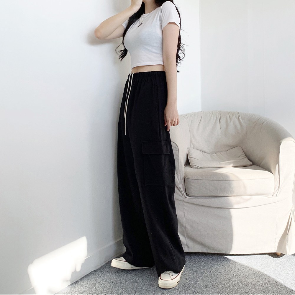 러브앤시티 여성 와이드 힙카고 팬츠 빅카고 빅사이즈 남녀공용 트레이닝팬츠 사계절 카고 바지 24,910원