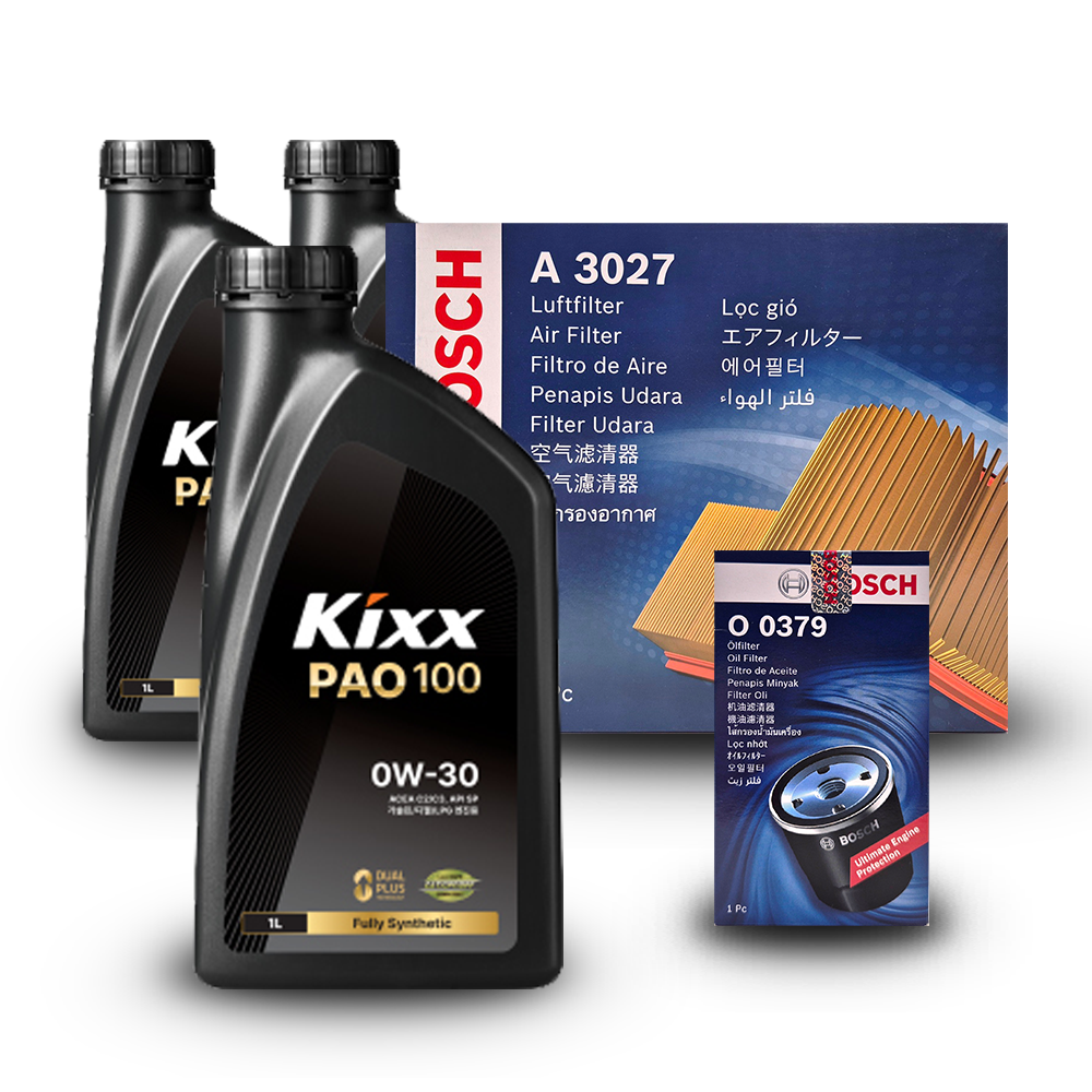 더 올 뉴 G80 (RG3) 2.5터보 가솔린 엔진오일세트 킥스 파오100 0W30 (PAO100) (구) 파오1 114,000원