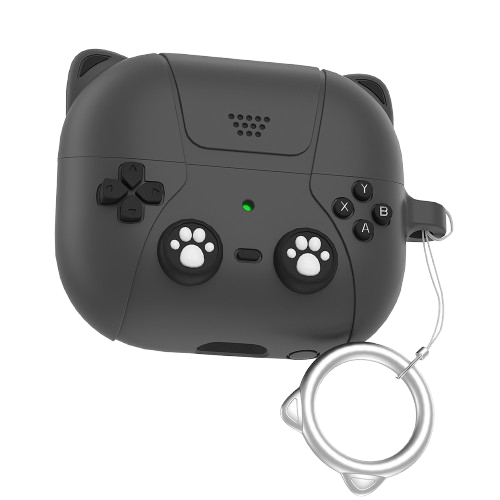 투에이비 갤럭시 버즈 실리콘 고양이 게임기 케이스, 1개, 블랙, 갤럭시 버즈3/버즈3 Pro/버즈3 FE 7,900원