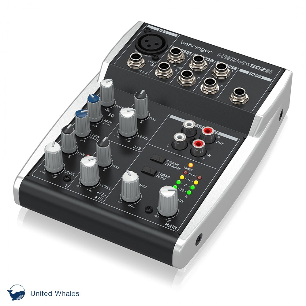 [공식인증점] 베링거 502 S 아날로그 믹서 5채널 USB 소형 오디오 오디오 인터페이스 112,000원