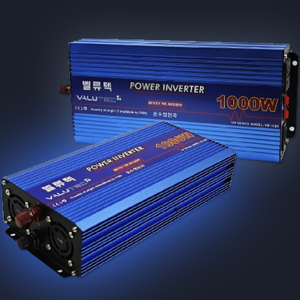 벨류텍 인버터 VIP-1000W (12V) 차량용 자동차 전기 캠핑 인버터 순수정현파 180,000원