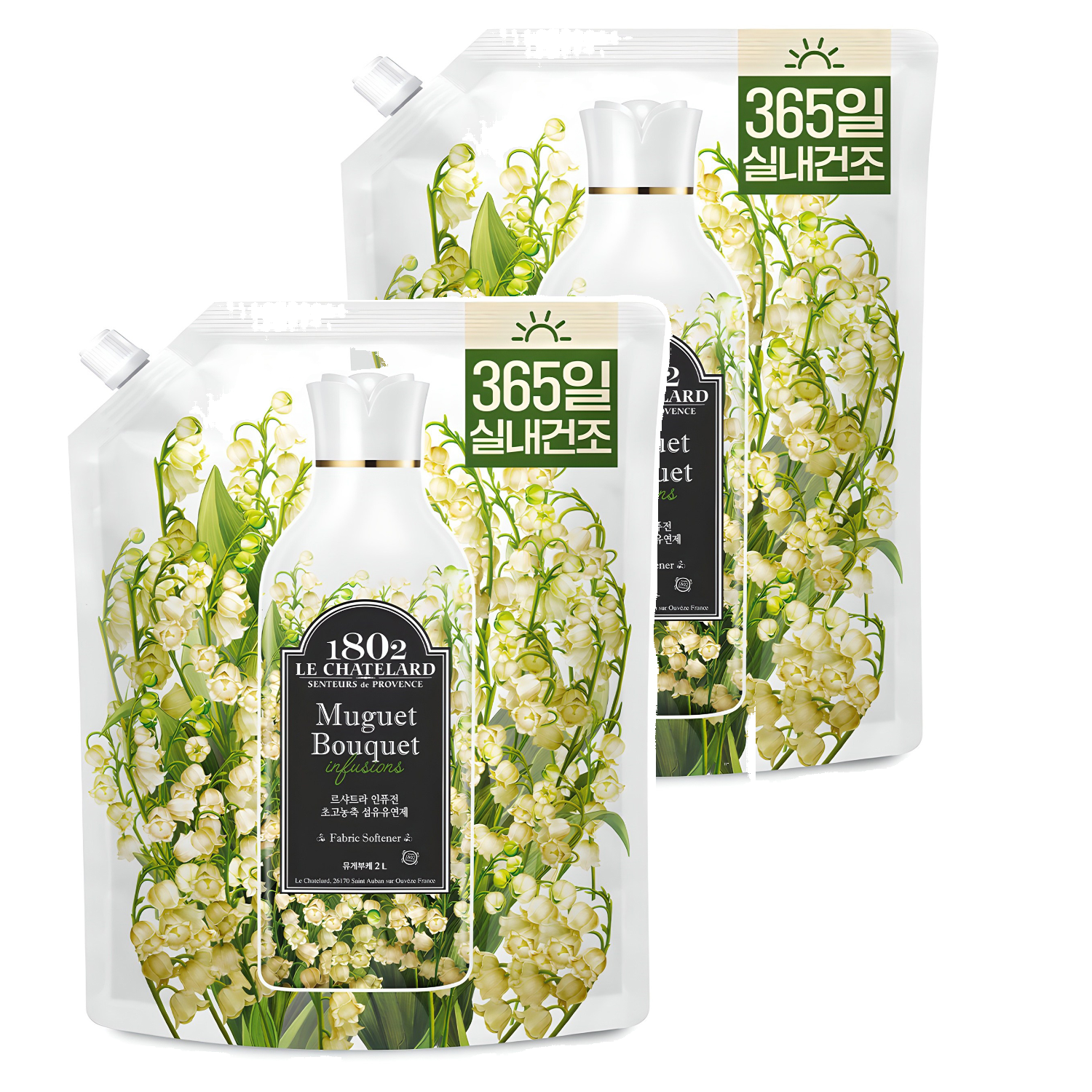 르샤트라1802 인퓨전 섬유유연제 뮤게부케향 리필 15,900원