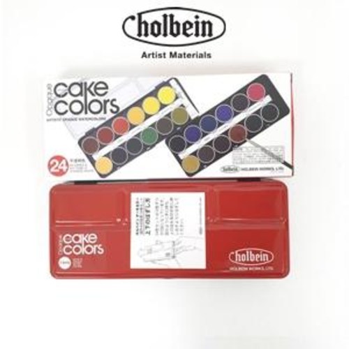 홀베인 고체물감 불투명수채화 물감 케잌칼라 12색 24색 과슈 / 옵션선택 79,120원