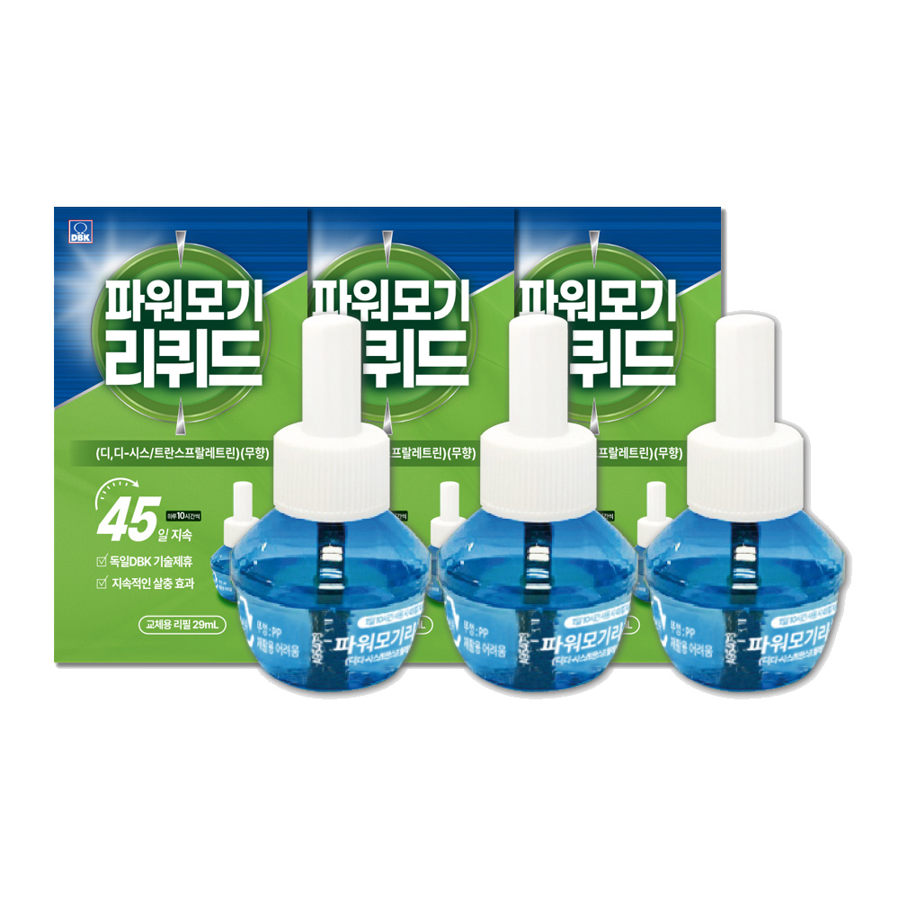 킬파프 모기약 리퀴드 45일 리필액, 3개 15,800원