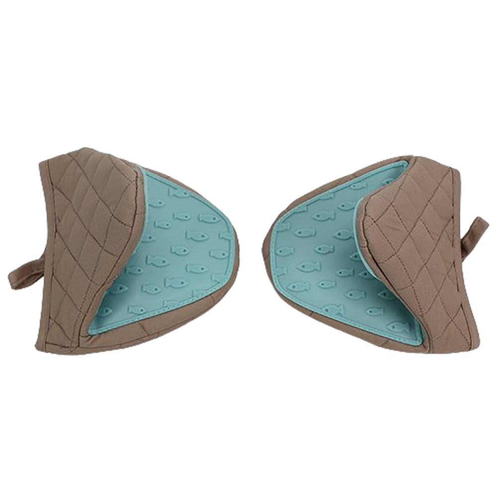 키친구 패브릭 실리콘 내열 손잡이 2p 9,400원