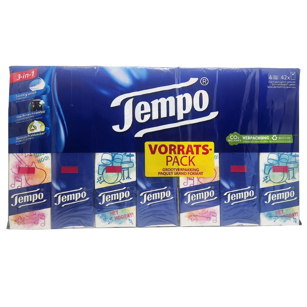 템포 독일 직수입 프리미엄 4겹 행키 미용티슈 18,900원