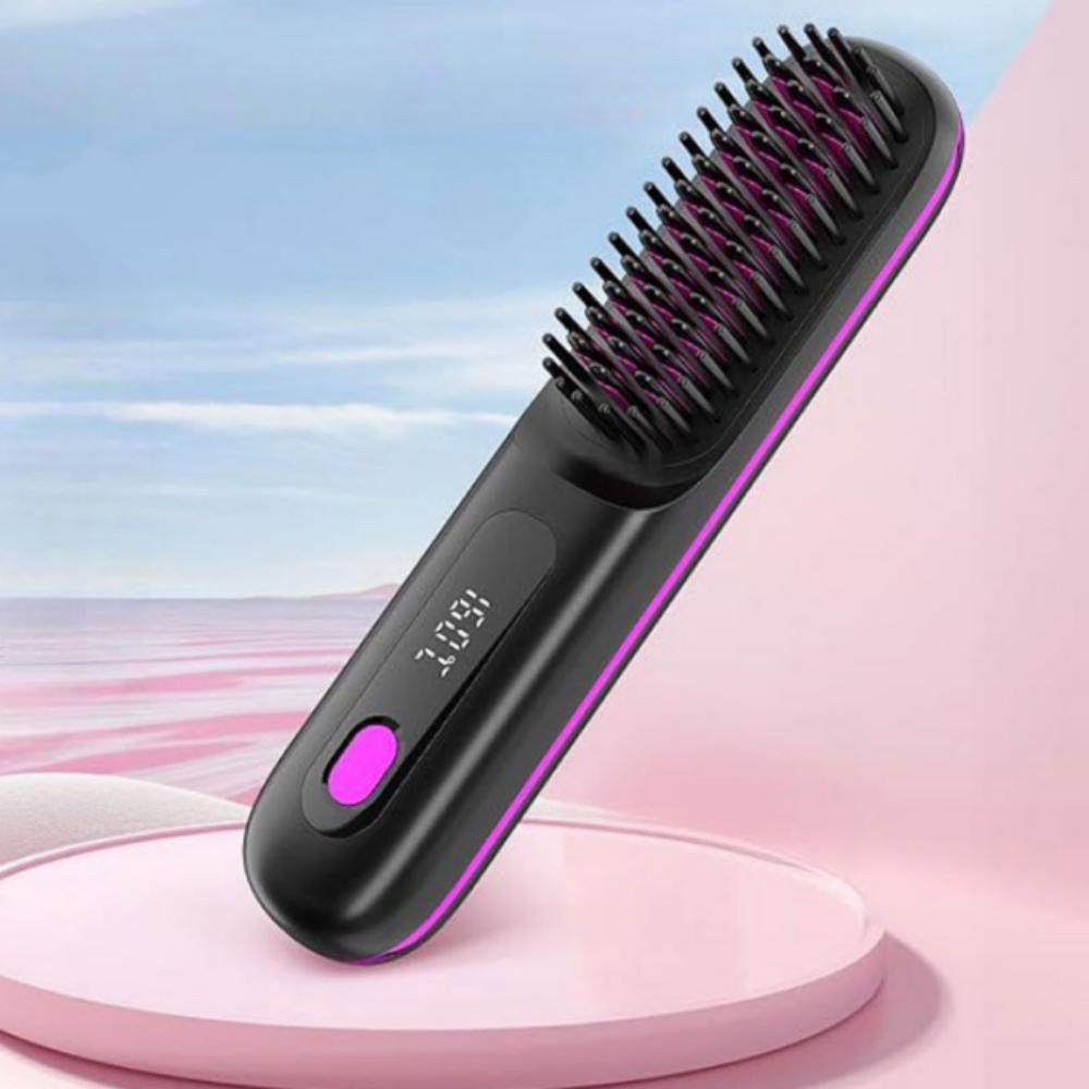 곱슬머리 무선 매직 헤어빗 고데기 빗고데기 꼬리빗 집게 파우치포함 풀세트 브러쉬 휴대용 여행 헤어 20,300원