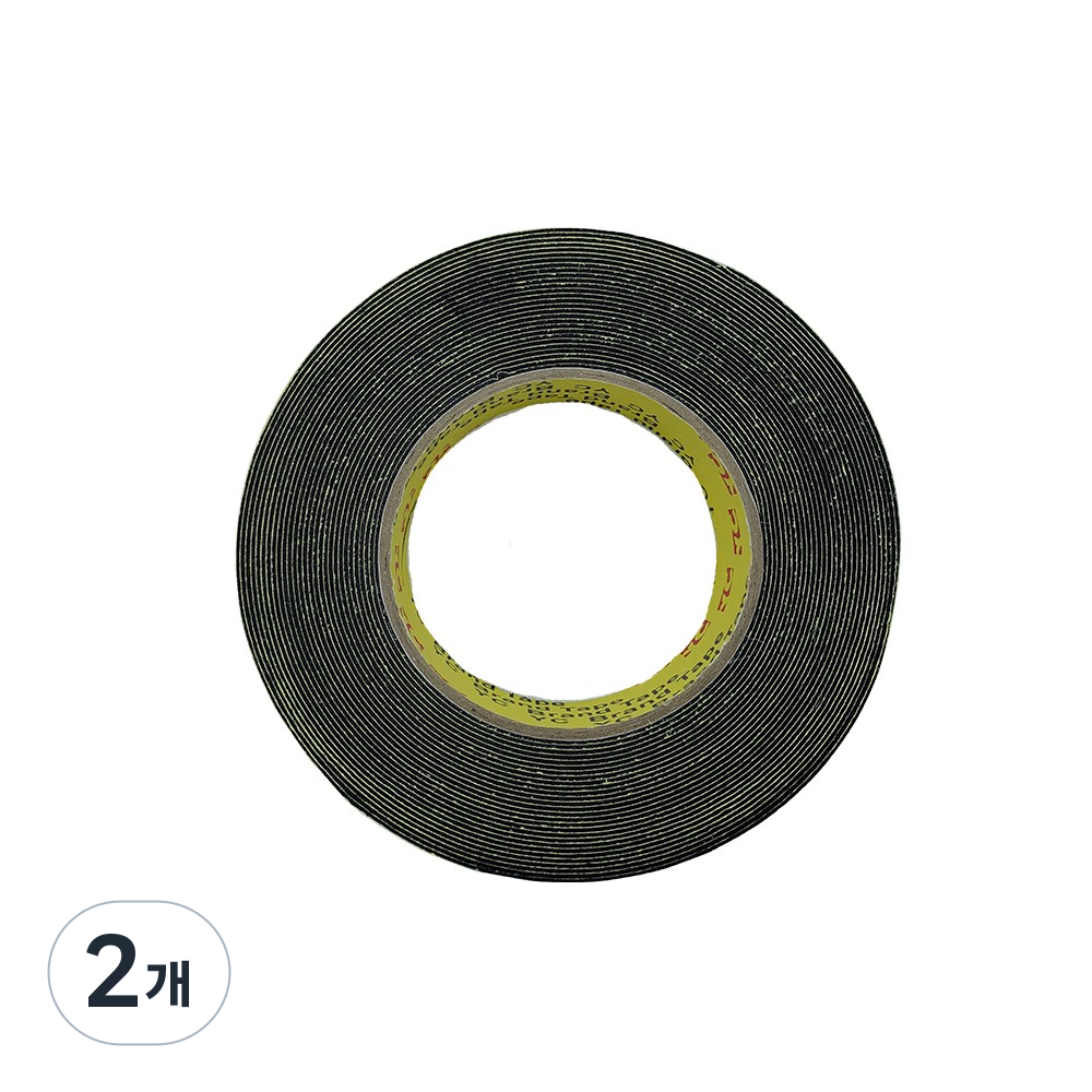 EVA 단면 흑색 스펀지테이프 폭25mmx두께1mm길이10M 16,950원