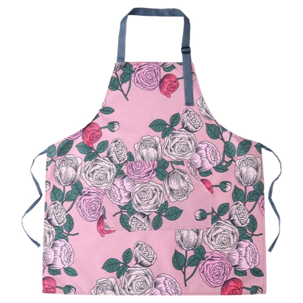 허브온 꽃무늬 방수 앞치마, 핑크, 1개 7,260원