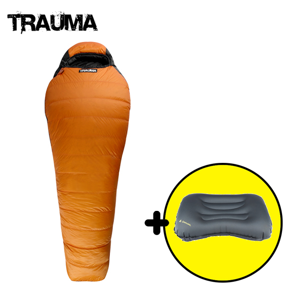 [트라우마] 알파인 1100D 겨울 동계 거위털 구스 백패킹 캠핑 침낭 513,000원