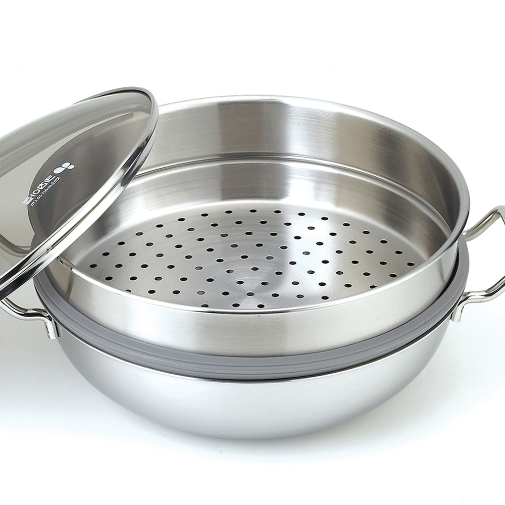국산 통3중 스텐304 인덕션 찜기 키친아트, 1개, 24cm 55,800원
