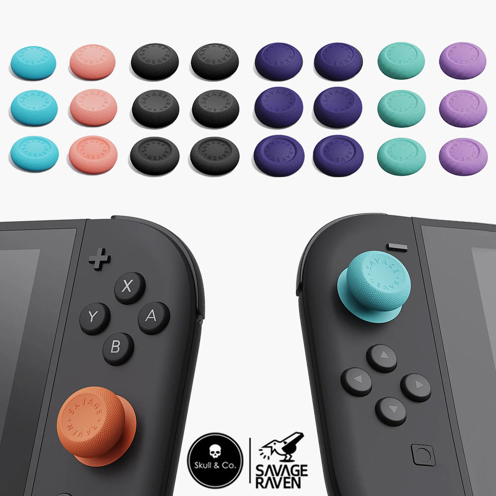 스컬앤코 닌텐도 스위치2 조이콘 스틱커버 썸그립 6P 세트 프로콘2 호환 10,500원