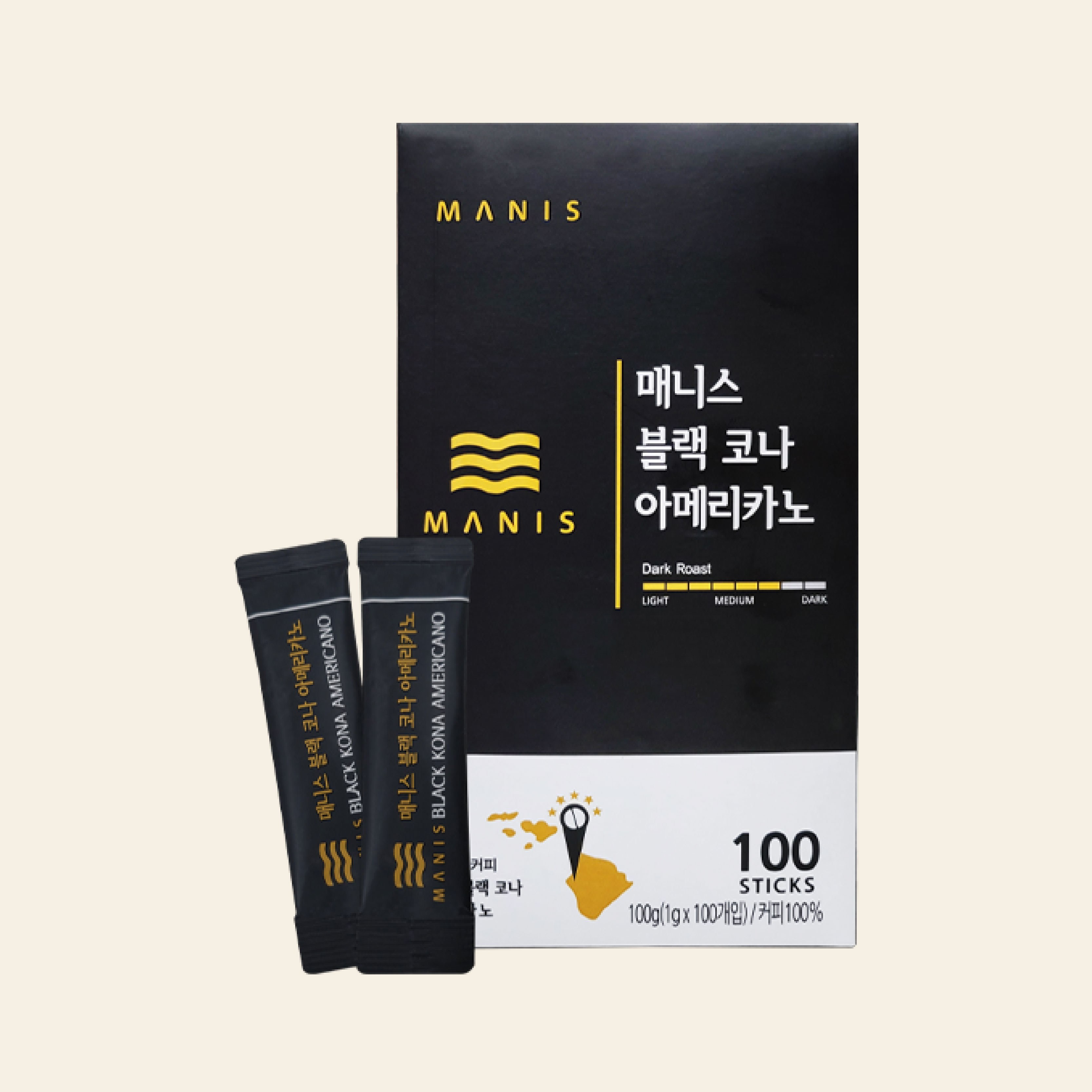 매니스 블랙 코나 아메리카노 100T 28,990원