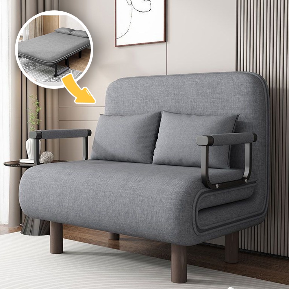 하루꿈 패브릭 접이식 쇼파베드 소파 침대 겸용 1/2/3인용 침대 다용도 등받이 각도조절 거실 좌식 소파침대 160,000원