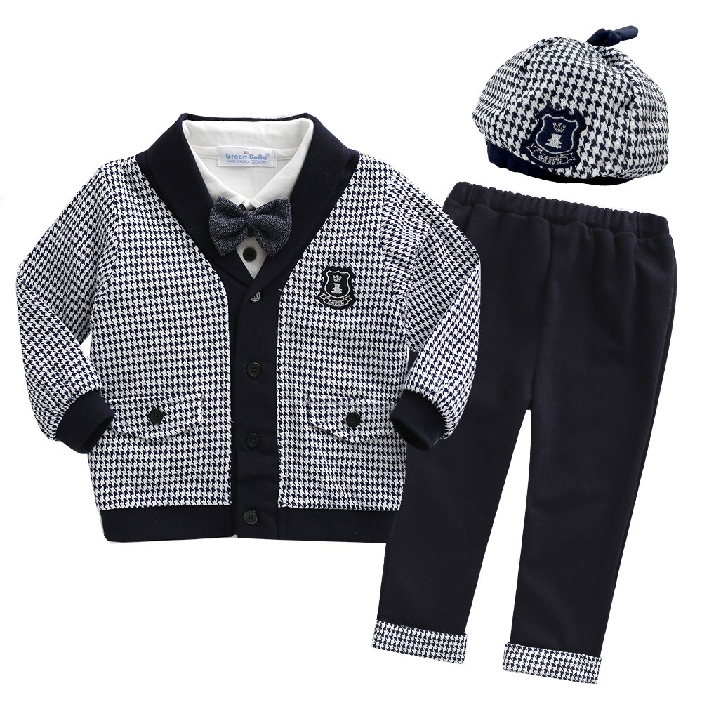 그린베베 국내생산 영유아용 하운가디 남아정장 5종셋트 31,980원